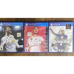 PS4 Lot of 3 Games -  FIFA 18, FIFA 20, FIFA 23